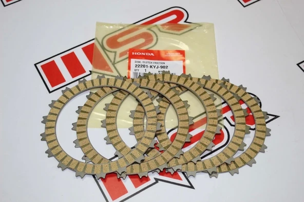 DEBRİYAJ BALATASI HONDA CBR 250R ORJ [5 Lİ SET] ürün görseli 1