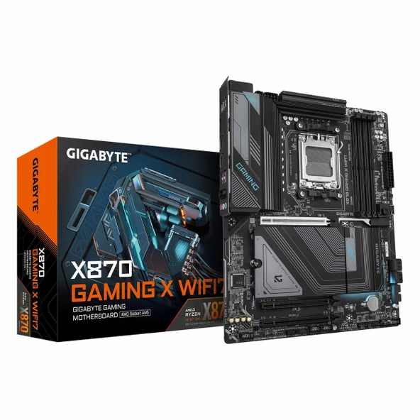Gigabyte X870 Gaming X WiFi7 DDR5 (8200MHz)OC M.2 HDMI/USB-C PCIe 5.0 AM5 ATX Anakart ürün görseli 1