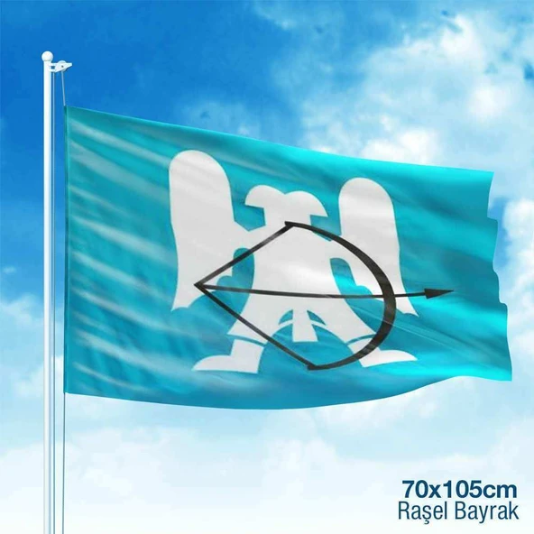 Büyük Selçuklu İmparatorluğu - 17 Türk Devleti Bayrak -70x105 cm ürün görseli 1