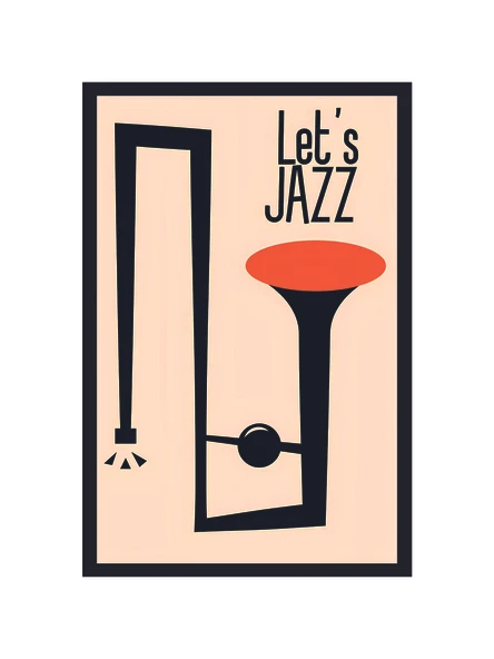 Let’s Jazz  Caz ve Müzik Her Ruh Hali Için Bir Kart Karışık Temalı Tasarım Kartlar  10x15 Cm ürün görseli 1