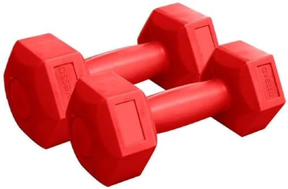 Avessa Plastik Dumbell Set 2 Adet 2 kg - Resim 2