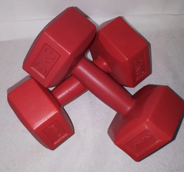 Avessa Plastik Dumbell Set 2 Adet 2 kg - Resim 4