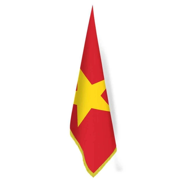 Vietnam Bayrağı -Ofis-Makam-Toplantı Odaları - Saçaklı Makam Bayrağı ürün görseli 1