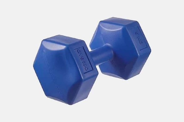 Avessa Plastik Dumbell Set 2 Adet 5 kg ürün görseli 1