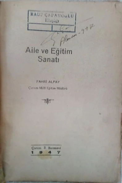 Aile ve Eğitim Sanatı ürün görseli 1