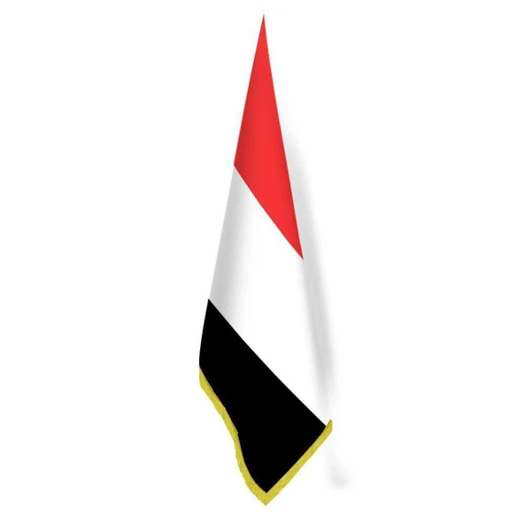 Yemen Bayrağı -Ofis-Makam-Toplantı Odaları - Saçaklı Makam Bayrağı ürün görseli 1