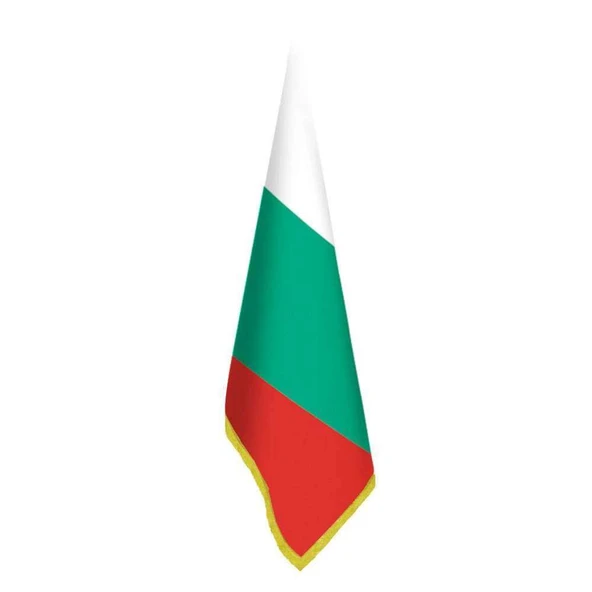 Bulgaristan Bayrağı -Ofis-Makam-Toplantı Odaları - Saçaklı Makam Bayrağı ürün görseli 1