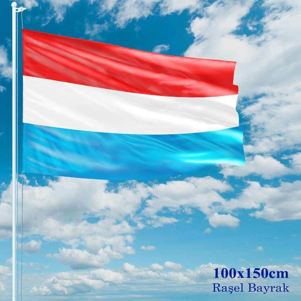 Luxemburg Bayrağı - 100x150 cm (1 metre x 1,5 metre) - Raşel Kumaş ürün görseli 1