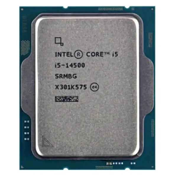 INTEL CORE i5 14500 29.5MB 10çekirdekli O/B UHD VGA 1700p 65w Kutusuz+Fansız ürün görseli 1