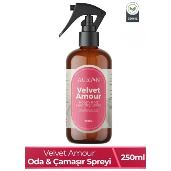 Velvet Amour Parfümlü Oda ve Çamaşır Spreyi Ortam ve Kumaş Kokusu Velvet Amour Room Spray 250ML ürün görseli 1