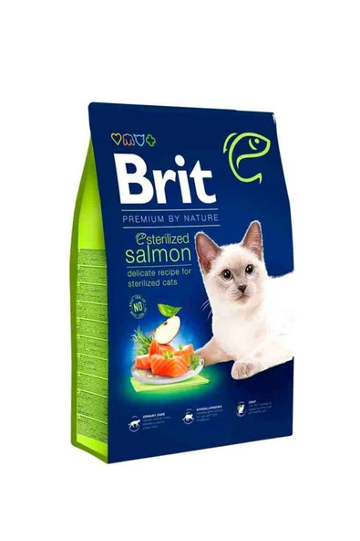 Brit Care Somonlu Kısırlaştırılmış Kedi Maması 8 Kg ürün görseli 1