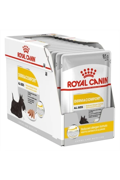 Royal Canin Dermacomfort Loaf Yaş Köpek Maması 85 gr 12 Adet ürün görseli 1