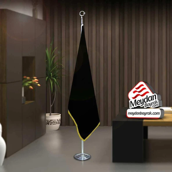 Harzemşahlar Devleti Bayrak-17 Eski Türk Devleti-Ofis-Toplantı Odaları-Direkli-Saçaklı Makam Bayrağı ürün görseli 1
