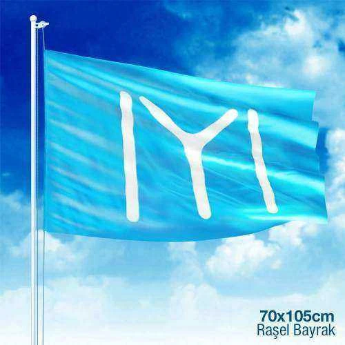 Kayı Türk Boyu (IYI) Sancak Bayrak 70x105 cm Raşel Kumaş ürün görseli 1