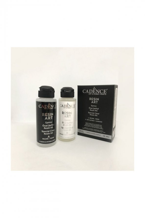 Resin Art Epoksi Şeffaf Reçine 120ml + 120ml Kit ürün görseli 1