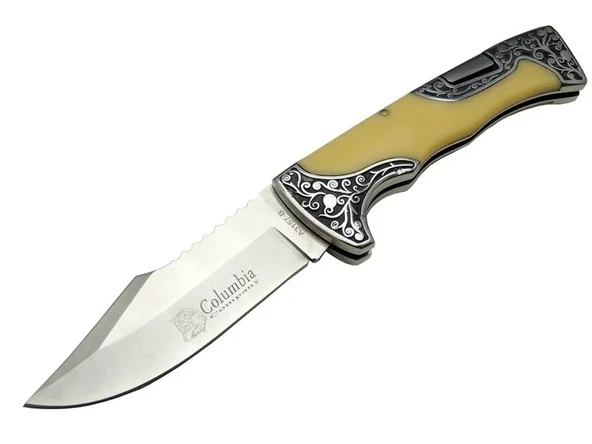 A3157C Av / Kamp Çakı 23 cm - Sedef İşlemeli Saplı ürün görseli 1