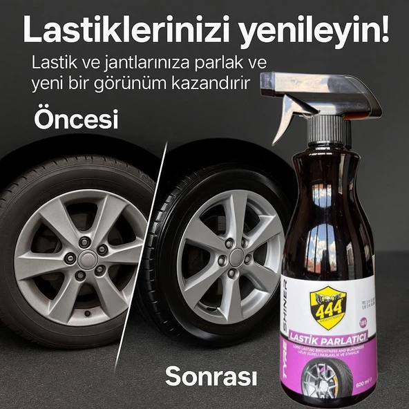 444 Lastik Parlatıcı 600 ml - Resim 3