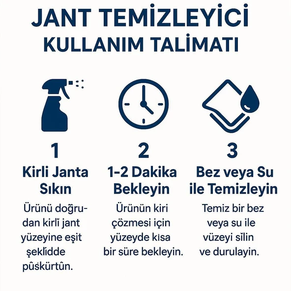 Jant Temizleyici Parlatıcı 650 ml - Resim 4