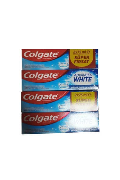 ADVANCED WHİTE 2X75 ML 4 ADET SÜPER FIRSAT DİŞ MACUNU ürün görseli 1