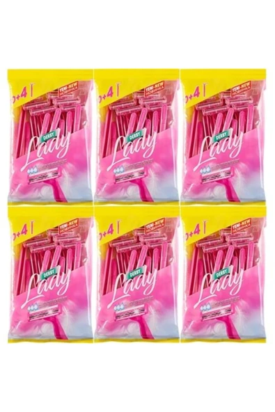 Derby ( STD ) Derby Lady Traş Bıçağı Çift Bıçaklı 84 Lü Set (6PKx14) ( TEKLİDİR ) ürün görseli 1