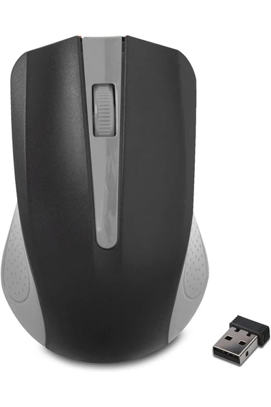SM-537 Usb Gri 2.4Ghz Kablosuz Mouse Yeni Model 542167 ürün görseli 1