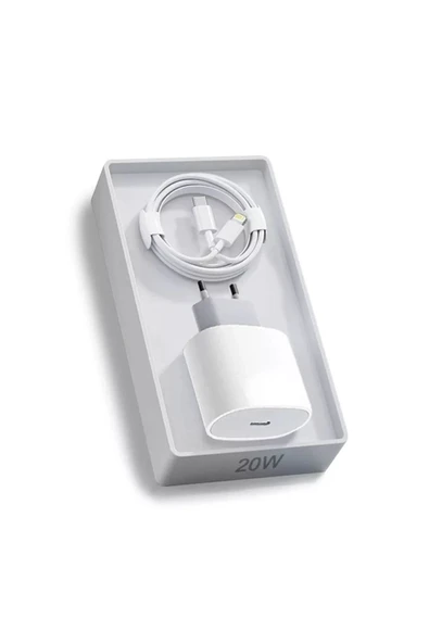 BULOUD Iphone Usb-c 20w Power Adapter Ve Lightning Şarj Kablosu 2 PAKET ürün görseli 1