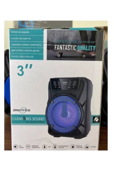 MİNİ WIRELESS SPEAKER Wıreless Speaker 3 Ses Bombası ürün görseli 1