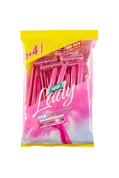 Derby ( PTD ) Derby Lady Traş Bıçağı Çift Bıçaklı 10+4=14 Lü Pk ( TEKLİDİR ) 2 PAKET 28 ADET ürün görseli 1