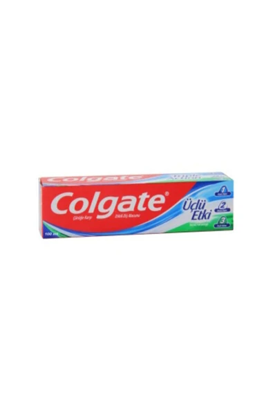Colgate Üçlü Etki Çürüğe Karşı Etkili Diş Macunu 100ml ( 4 ADET ) ürün görseli 1
