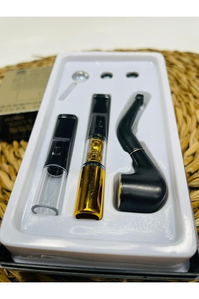 Mini Pipo Seti // 3 Adet Ağızlık Ve Ahşap Pipo ürün görseli 1