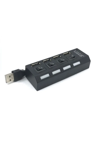 MTL AKSESUAR 4 Port Usb 2.0 Hub 2 PAKET ürün görseli 1
