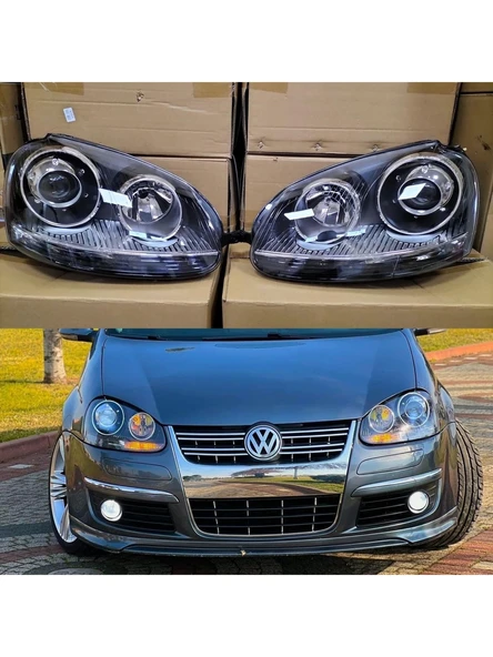Vw Jetta 2005-2010 R32 Ön Mercekli Far ürün görseli 1