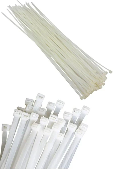 Markafox Zenith Plastik Kelepçe 1 Paket 100 Adet Cırt 3.6 X 370 Mm Uzunluk Kablo Bağı 1410 X 2 PAKET 200 ADET ürün görseli 1
