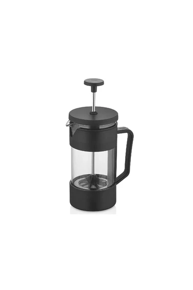 French Press 420 Ml, Siyah Bitki Çayı Ve Filtre Kahve Demliği ürün görseli 1