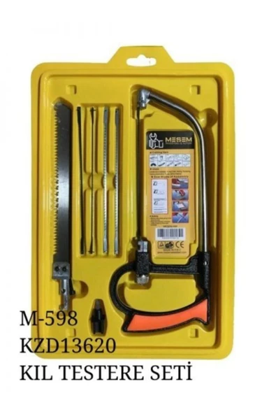 Meşem Kıl Testere Seti 6prç / M-598 ürün görseli 1