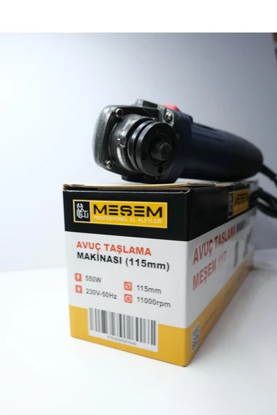 Meşem 102 DB5007B 580 W 115 mm Avuç Taşlama Makinesi ürün görseli 1