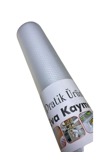 Eva Kaymaz 45cm x 10 Metre Şeffaf Kaymaz Raf Dolap İçi ve Çekmece İçi Örtüsü 3 adet ürün görseli 1