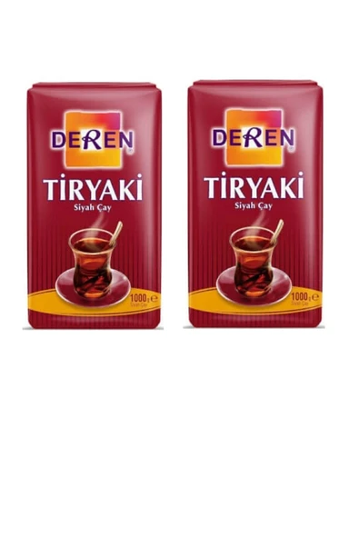 DEREN Tiryaki Siyah Çay 2x1000 Gr ürün görseli 1