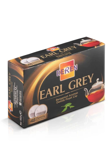 DEREN Earl Grey Demlik Poşet Çay 48'Li 3 PAKET ürün görseli 1