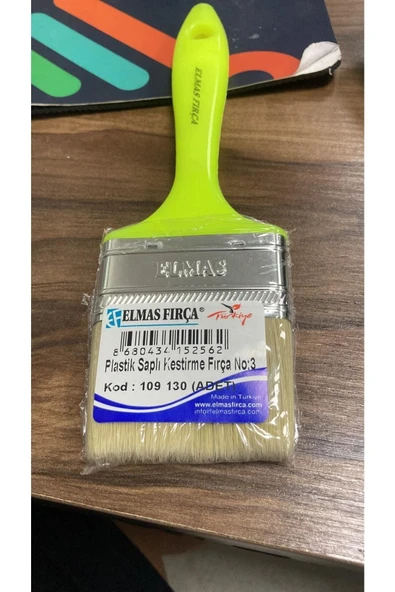 Elmas Fırça Plastik Saplı Kestirme Fırça No:3 3 ADET ürün görseli 1