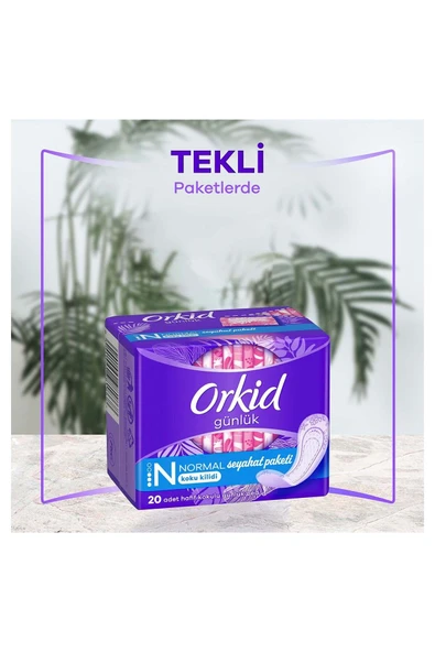 Günlük Ped Normal Taşınabilir 20 Adet 2 PAKET - Resim 8
