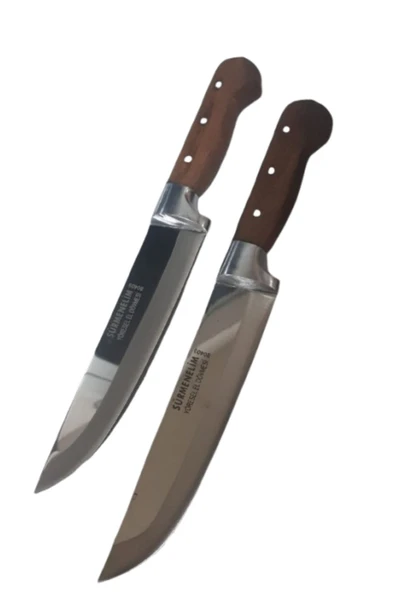 SÜRMENELİM EL DÖVMESİ EXTRA KESKİN KASAP BIÇAĞI 18 CM 2 ADET ürün görseli 1