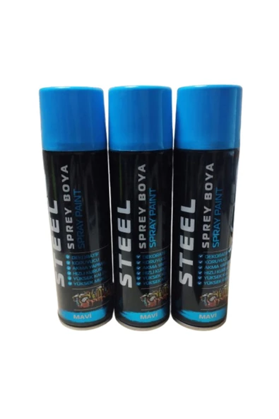SPREY BOYA  KALİTELİ MAVİ 12 ADET 2400 ML ürün görseli 1