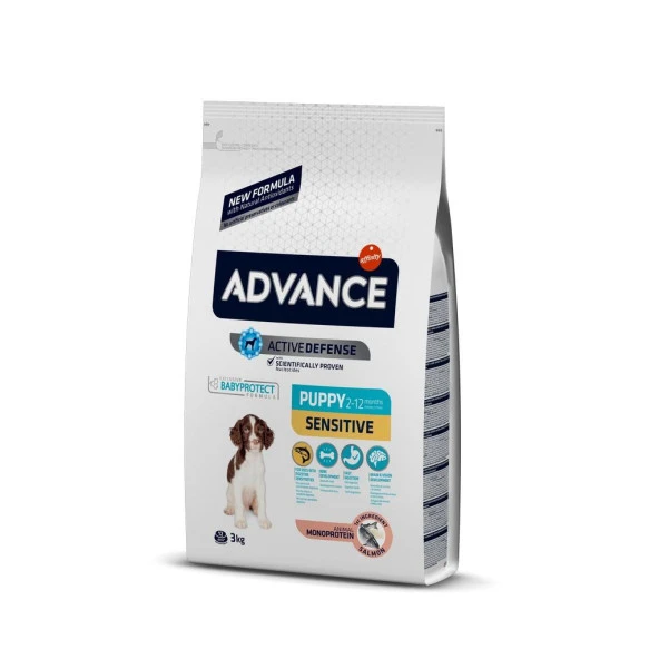 Advance Puppy Sensitive Somonlu Yavru Köpek Maması 3 Kg ürün görseli 1