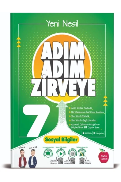 Newton 7.Sınıf Sosyal Bilgiler Adım Adım Zirveye Soru Bankası ürün görseli 1