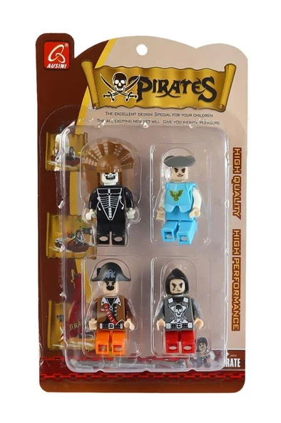 Amz. Ausini Pirates 4'lü Korsan Figür Seti -B ürün görseli 1