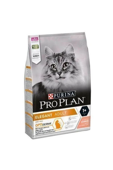 Derma Plus (elegant Adult) Tüy Yumaği Kontrolü Somonlu Kedi Mamasi 3 Kg ürün görseli 1