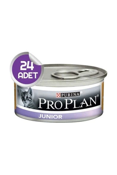 Junior Tavuk Etli Yavru Kedi Konservesi 24 adet X 85 gr ürün görseli 1