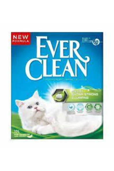 Extra Strong Scented Kokulu Ince Taneli Topaklaşan Kedi Kumu 10l ürün görseli 1