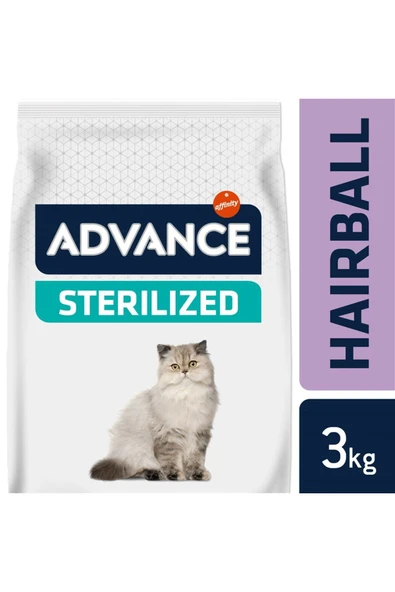 Cat Sterilized Hairball 3kg Kısırlaştırılmış Kedi Maması ürün görseli 1